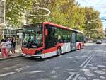 MAN 43C Lion's Intercity LE 13, Wagen 1469, Firma Avanza, bedient die Haltestelle Benidorm Centro als Linie 10 am 29.09.2026.