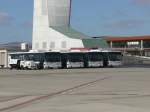 29.06.09,Flughafenbusse auf dem Aeropuerto de Fuerteventura  El Matorral .