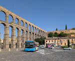 Castrosua City Versus 12 Bus 2844, Avanza Segovia, Linie 5 nach Nueva Segovia, Avenida del Padre Claret in Segovia am 17.