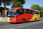 Bus Spanien / Bus Mallorca: Irisbus / Irizar New Century von Autocares Mallorca S.L. / Arriva Mallorca / TIB - Transports de les Illes Balears (Wagen 80), aufgenommen im Oktober 2019 im Stadtgebiet von Port d'Alcudia.