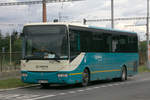 Ein leider mir unbekannter Bustyp am Bahnhof in Klatovy, zur DB Tochter Arriva gehörend.