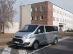 Ford Tourneo von tschechische privatische Kleinbusbetrieber in Pardubice. (27.2.2014)