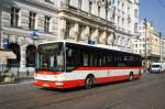 Tschechische Republik / Stadtbus Prag: Irisbus Crossway LE - Wagen 4502, aufgenommen im März 2015 am Platz  Náměstí Republiky  in Prag.