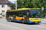 DSZO Iveco_Urbanway 682 am 06.Juli 2019 in der Haltestelle Otrokovice, zel.st..