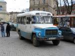 Hier ein GAZ Bus in Lviv (Lemberg) am 24-03-2008.