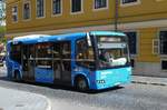Modulo Elektro-Bus der BKV in Budapest auf dem Burgberg, 7.8.16