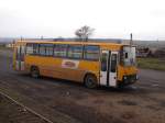 Ein Ikarus an einer Bahnstrecke Richtung Budapest. Aufgenommen am 24.10.2007