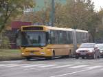 Ein mir sehr unbekannter Gelenkomnibus in Budapest/Ungarn am 26.10.2007