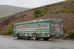 Blue Bird Autobus 120 562 unterwegs im Denali Nationalpark. Die Aufnahme stammt vom 15.08.2019.