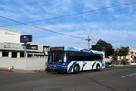 Bus United States of America (USA): Bus Pismo Beach (Kalifornien): Gillig Advantage der South County Transit (SCT), aufgenommen im April 2016 im Stadtgebiet von Pismo Beach (Kalifornien).
