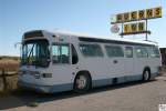 GMC  Fishbowl  Bus abgestellt bei den Grand Canyon Caverns in Arizona am 25.