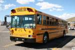 Nagelneuer IC School-Bus der RE Serie aufgenommen am 25. September 2011 auf dem Truckstop  Petro Stopping Center  nahe Kingman Arizona.