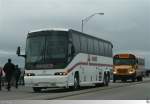 MCI E-Series  Haines Tours  aufgenommen auf der Mackinac Bridge in St.