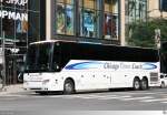 Prevost H-Series des amerikanischen Bus Unternehmens  Chicago Classic Coach . Aufgenommen Ende August 2013 in Chicago, Illinois / USA.