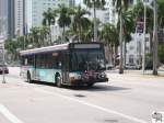 North American Bus Industries Inc. (NABI) 40 LFW des Miami Dade Transit, Wagen # 9973. Aufgenommen am 3. Oktober 2008 in Miami, Florida.