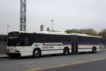 Bus United States of America (USA): Bus New York City (New York) / Bus Westchester County: Neoplan AN460 - Gelenkbus des Bee-Line Bus System, aufgenommen im Mai 2016 am Bedford Park im Stadtteil Bronx in New York City.