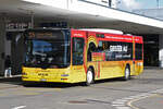 MAN Lions City 52 von Aare Seeland Mobil, auf der Linie 51, wartet an der Haltestelle beim Bahnhof Langenthal.