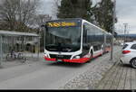 asm Seeland - MAN Lion`s City Hybrid  Nr.66  BE  872366 unterwegs auf der Linie 74 in Lyss am 28.02.2026