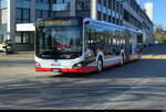 asm Oberaargau - MAN Lion`s City Hybrid Nr.81  BE 863481 unterwegs auf einer Dienstfahrt in Langenthal am 09.04.2026