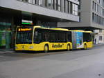 AutoBus AG Liestal - Mercedes Citaro Nr.82  BL 7222 bei den Bushaltestellen vor dem Bahnhof in Liestal am 23.12.2017