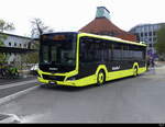 Auto Bus AG Liestal - MAN Lion`s City Hybrid  Nr.61  BL  7693 bei den Provisorischen Haltestellen beim Bhf.