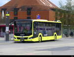 Auto Bus AG Liestal - MAN Lion`s City Hybrid  Nr.65  BL  7432 bei den Provisorischen Haltestellen beim Bhf.