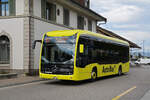Mercedes eCitaro 31, auf der Linie 83, f�hrt am 16.10.2026 zur Haltestelle beim Bahnhof Kaiseraugst.