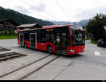 AFA - Mercedes Citaro Nr.54 BE 611056 beim verlassen der AFA Haltestellen beim Bahnhof Lenk am 04.07.2020