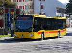 BLT - Mercedes Citaro Nr.86  BL 161427 vor dem Bahnhof in Muttenz am 26.03.2017