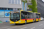 Mercedes Citaro 99 der BLT, auf der Tramersatzlinie 11, f�hrt am 20.05.2026 zur Haltestelle beim Dreispitz.