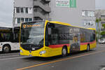 Mercedes Citaro 31 der BLT, auf der Linie 47, f�hrt am 18.05.2026 zur Haltestelle Dreispitz.