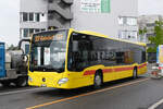 Mercedes Citaro 84 der BLT, auf der Linie 37, f�hrt am 18.05.2026 zur Haltestelle Dreispitz.