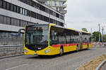 Mercedes Citaro 93 der BLT, auf der Tramersatzlinie 11, f�hrt am 13.07.2026 durch die Neapelstrasse.