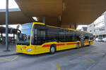 Mercedes Citaro 56, auf der Linie 64, wartet am 13.10.2025 an der Endstation beim Bahnhof Dornach.
