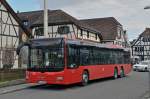 MAN Lions City von Südbaden Bus auf der Linie 38 an der Endstation in Allschwil.