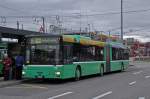 MAN Bus mit der Betriebsnummer 773 auf der Linie 36 am Badischen Bahnhof in Basel.