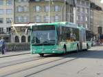 BVB - Mercedes Citaro  Nr.712  BS  6671 unterwegs auf der Linie  34 in der Stadt Basel am 24.09.2014