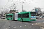 MAN Bus 755 beim Tramersatz für die Linie 6, die wegen der Fasnacht in Allschwil beim Depot Morgartenring wenden musste.