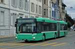 MAN Bus 787 auf der nur während der Basler Fasnacht gefahrenen Linie 40 kurz vor der Endstation am Wettsteinplatz.