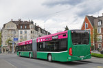 Mercedes Citaro 7012, auf der Linie 34, bedient die Haltestelle am Wettsteinplatz. Die Aufnahme stammt vom 12.04.2016.