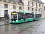 BVB - Mercedes Citaro  Nr.7049  BS  99349 unterwegs auf der Linie 50 bei den Haltestellen vor dem Bahnhof Basel SBB am 23.04.2016