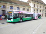 BVB - Mercedes Citaro Nr.7052  BS 99352 unterwegs auf der Linie 50 bei den Bushaltestellen vor dem Bahnhof in Basel SBB am 09.05.2016