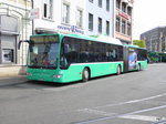BVB - Mercedes Citaro Nr.707  BS 6666 unterwegs auf der Linie 30 bei den Bushaltestellen vor dem Bahnhof in Basel SBB am 09.05.2016