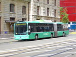 BVB - Mercedes Citaro Nr.711  BS 6670 unterwegs auf der Linie 48 bei den Bushaltestellen vor dem Bahnhof in Basel SBB am 09.05.2016