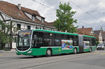 Mercedes Citaro 7007, auf der Linie 38, fährt zur Endstation in Allschwil. Die Aufnahme stammt vom 19.05.2016.