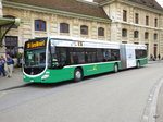 BVB - Mercedes Citaro Nr.7055 BS 99355 unterwegs auf der Linie 50 bei den Bushaltestelle vor dem Bahnhof Basel SBB am 21.06.2016