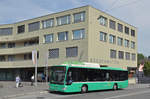 Mercedes Citaro 810, auf der Linie 34, bedient die Haltestelle beim Kronenplatz in Binningen. Die Aufnahme stammt vom 12.07.2015.