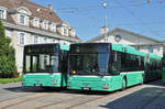 Reserve MAN Busse 784 und 763 stehen auf dem Hof des Depots Dreispitz.