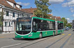 Mercedes Citaro 7045, auf der Linie 38 fährt zur Endstation in Allschwil. Die Aufnahme stammt vom 15.09.2017.