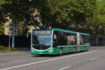 Mercedes Citaro 7006, auf der Linie 30, fährt zur Endstation am badischen Bahnhof. Die Aufnahme stammt vom 17.09.2020.